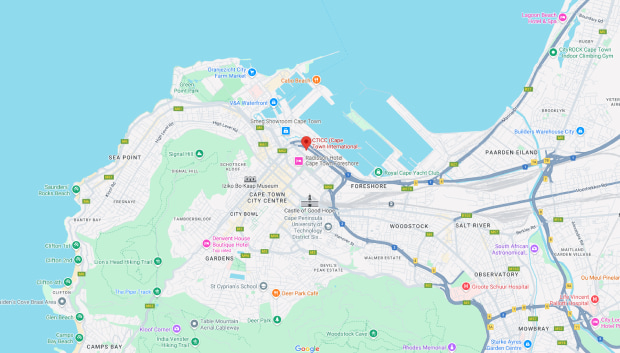 Map of CTICC